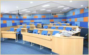 Tiered lecture hall in the conference center