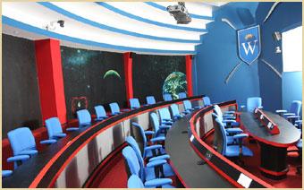 Conference hall with themed boardroom design
