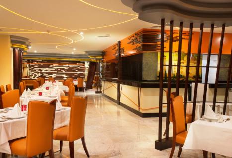 Ghaya Grand Hotel backlit decorative art panel