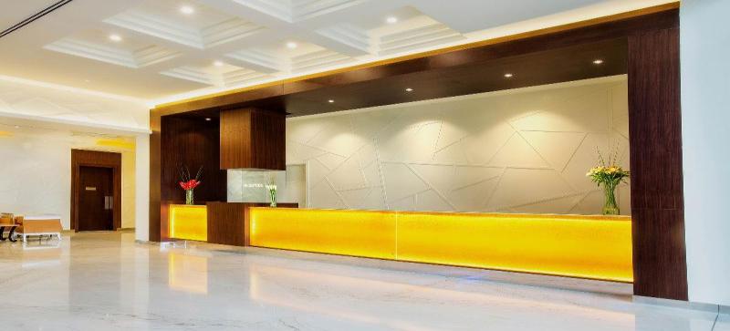 Ghaya Grand Hotel reception counter