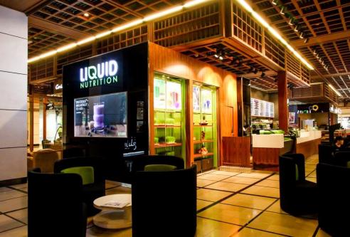 Liquid Nutrition juice bar counter