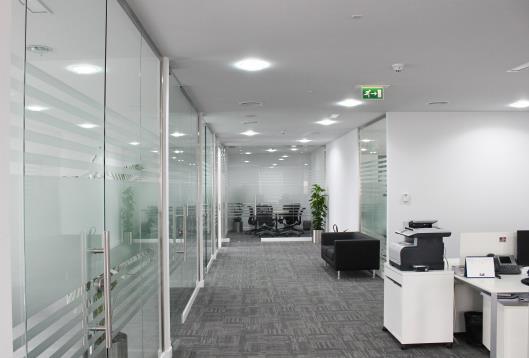 RGA Reinsurance glass corridor