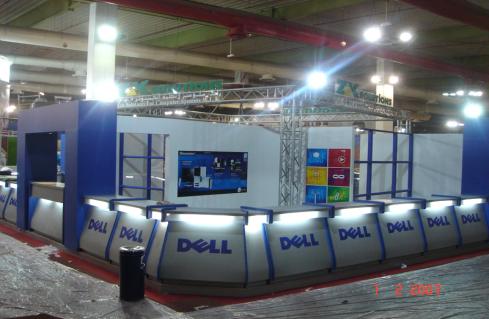 Exhibition stand display counter